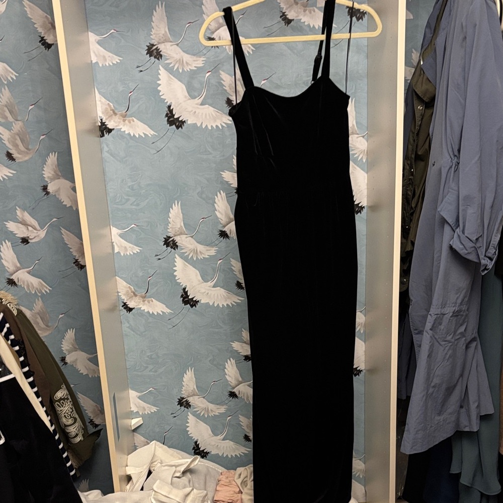 NWOT Old Navy Black Velvet Jumpsuit